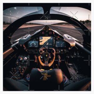 SanoZo Hypercar Cockpit Metallbild