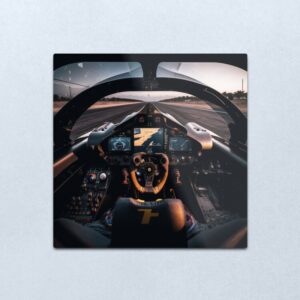 SanoZo Hypercar Cockpit Metallbild glänzend