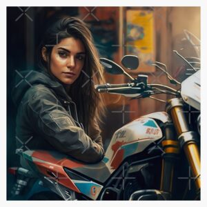 Bike Love Metallbild