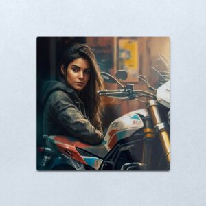 Bike Love Metallbild